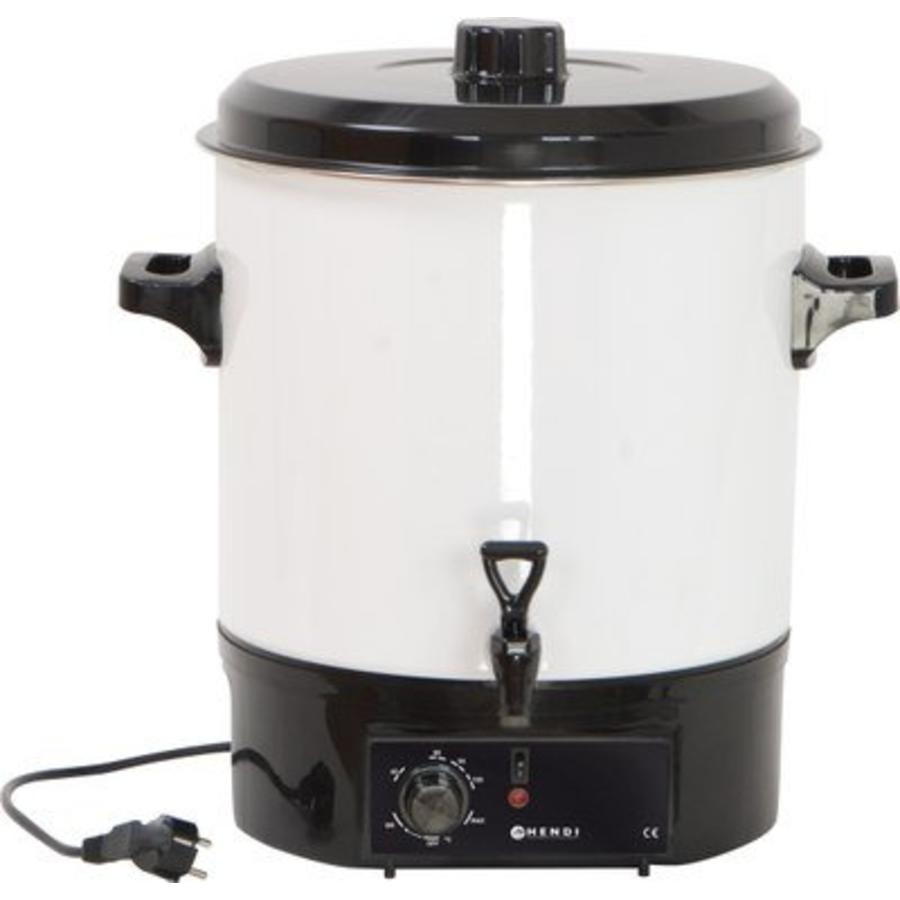 Distributeur de boissons chaudes blanc 27 litres