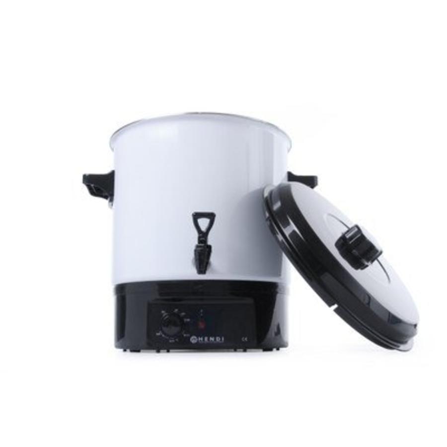 Distributeur de boissons chaudes blanc 27 litres