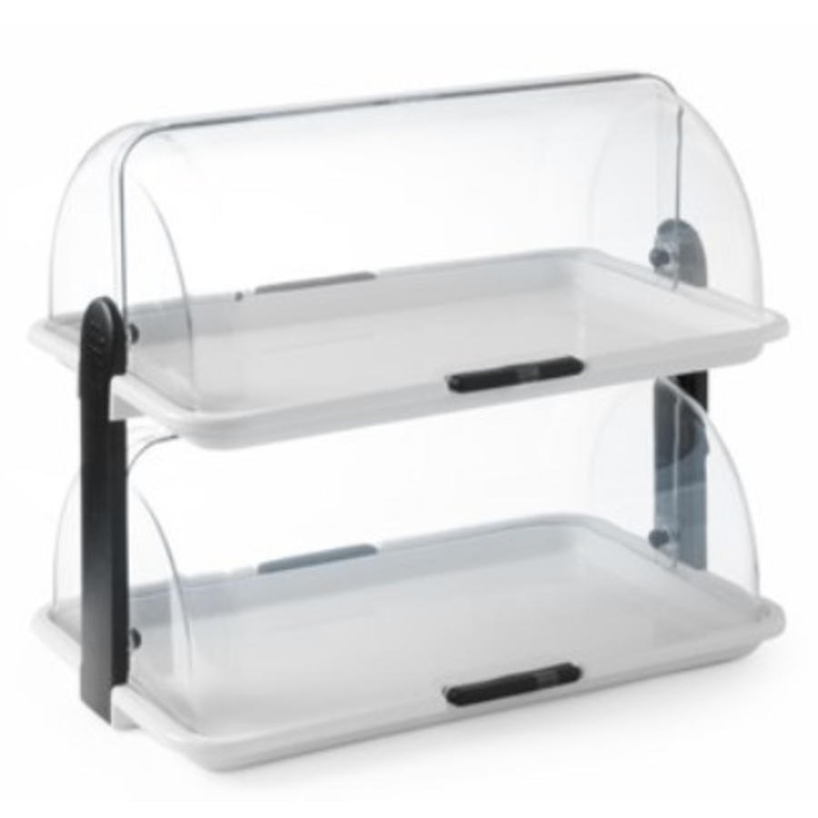 Vitrine de présentation double à enroulement | 47x31cm