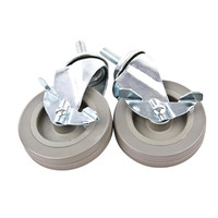 Chariot de service 2 plateaux perforés