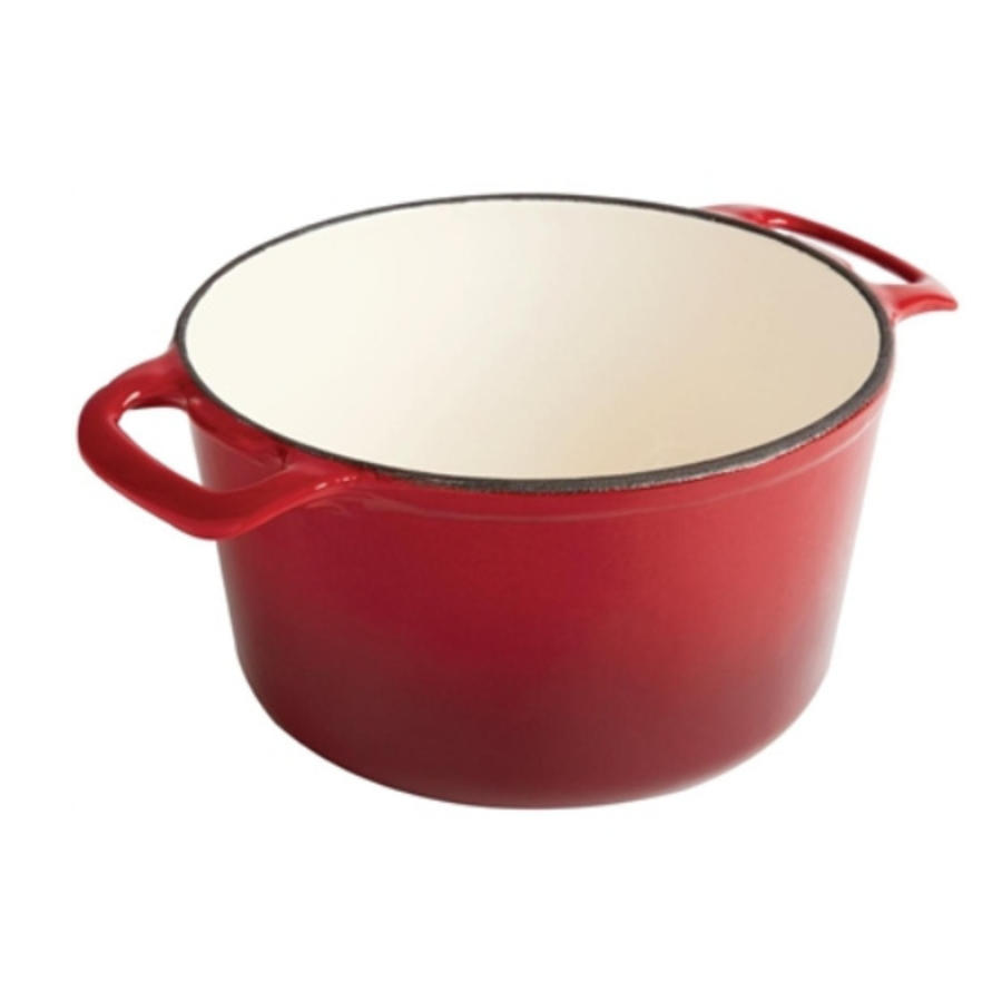 Ronde Braadpan Rood 3,2ltr | Ø20,5cm