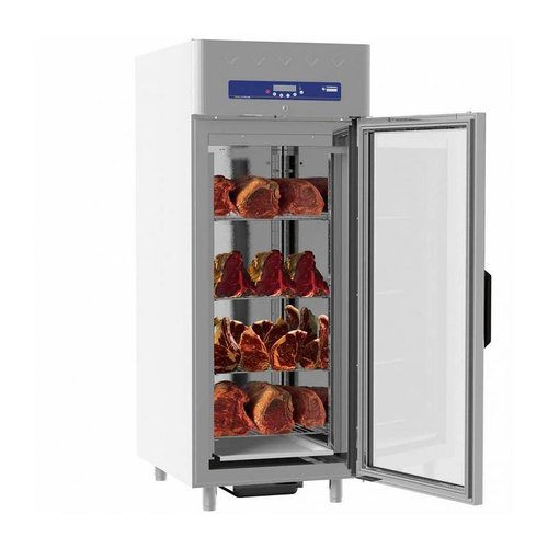  HorecaTraders Maturation cabinet stainless steel | 20x GN2/1 | Ventilated | 850 litres 