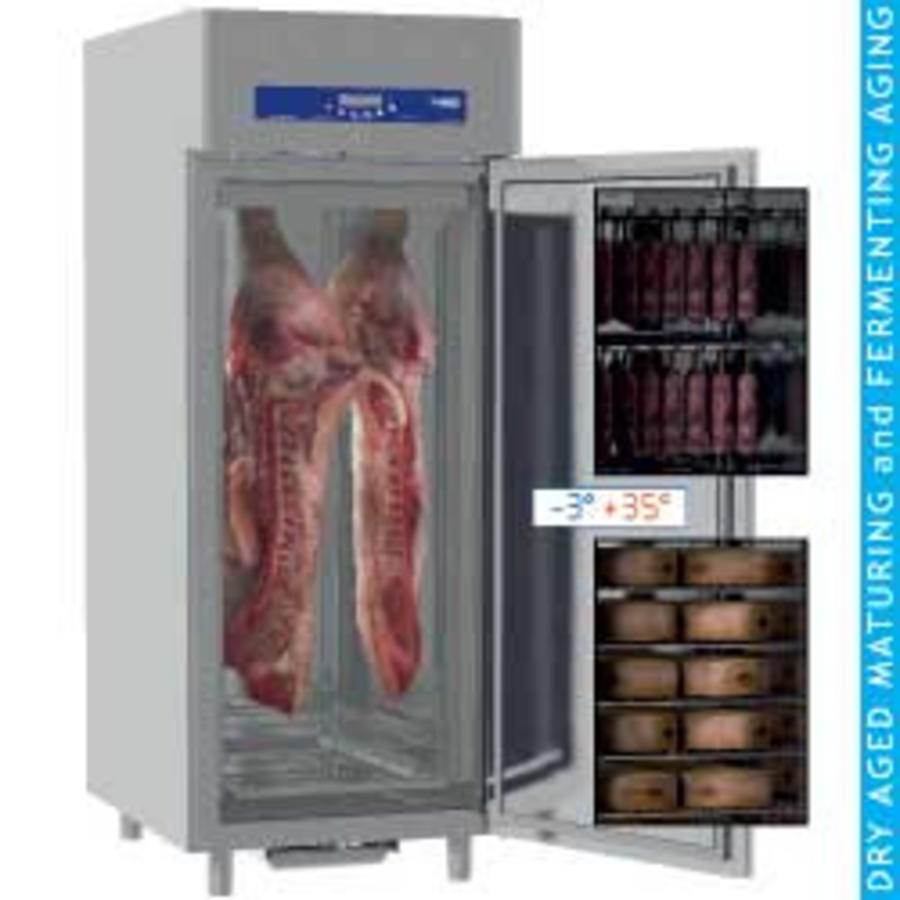 Maturation cabinet stainless steel | 20x GN2/1 | Ventilated | 850 litres