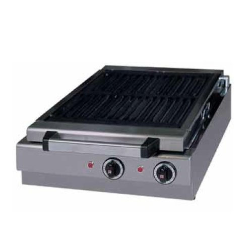  HorecaTraders Wasserbadgrill - Aquagrill 2 Elemente 