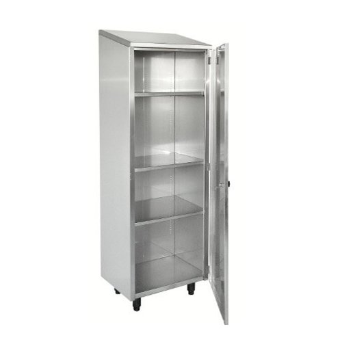  HorecaTraders Stainless steel shelf cabinet 