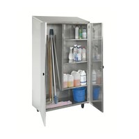 Armoire à produits de nettoyage en acier inoxydable