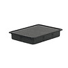 HorecaTraders Bac d'égouttage en plastique avec grille | 80x60x13 cm HorecaTraders Bac d'égouttage en plastique avec grille | 80x60x13 cm