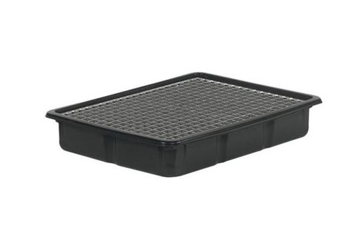  HorecaTraders Plastic drip tray with grid | 80x60x13cm 