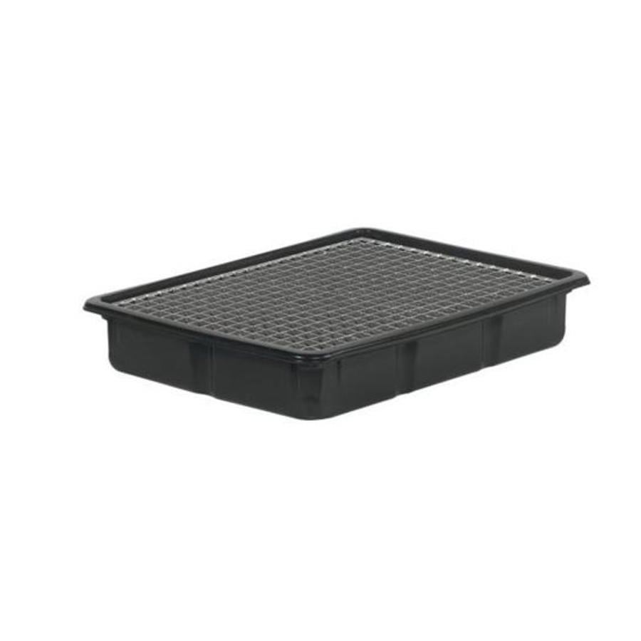 Bac d'égouttage en plastique avec grille | 80x60x13 cm