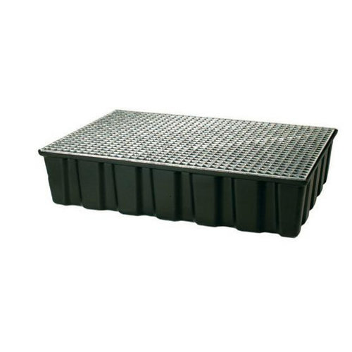  HorecaTraders Bac d'égouttage en plastique avec grille | 122x82x27 cm 