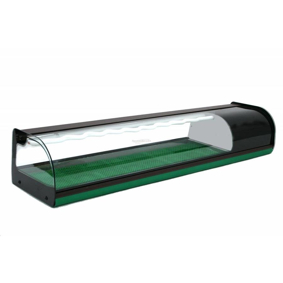 Vitrine à sushis en saillie 109 x 37 x 28,5 cm (L x P x H)