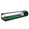 Combisteel Sushi surface-mounted display case 144x37x28.5 cm (WxDxH)