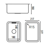 Stainless steel Sink Rectangular | 5 Formats