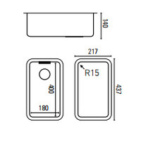 Stainless Steel Sink Rectangular | 5 Sizes