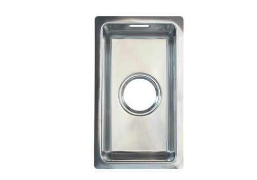  HorecaTraders Évier rectangulaire en acier inoxydable | 5 formats 