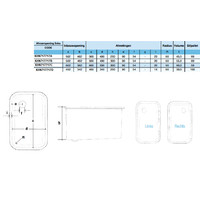 Premium Rectangular Stainless Steel Sink Without Overflow | 4 Formats