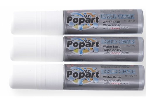  Hendi Chalk markers with flat broad point | 4 different combinations 