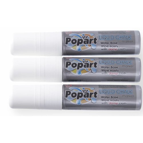  Hendi Chalk markers with flat broad point | 4 different combinations 
