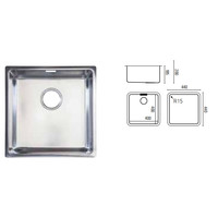Stainless Steel Sink Rectangular | 5 Formats