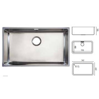 Stainless Steel Sink Rectangular | 5 Sizes