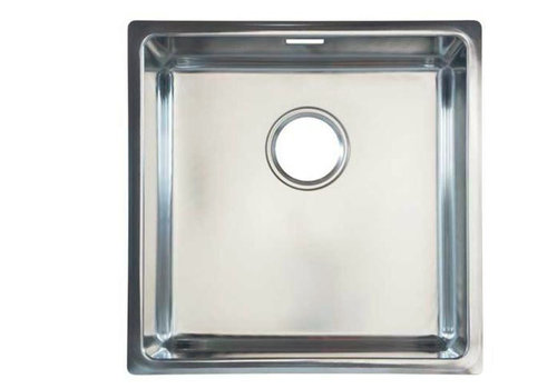  HorecaTraders Évier rectangulaire en acier inoxydable | 5 formats 