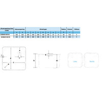 Built-in sink stainless steel with overflow | Square