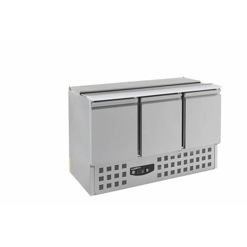  Combisteel Refrigerated stainless steel saladette 3 doors BEST SELLING! 