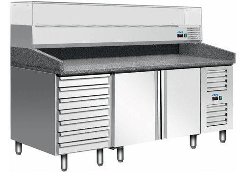  Saro Table de préparation de pizza réfrigérée 