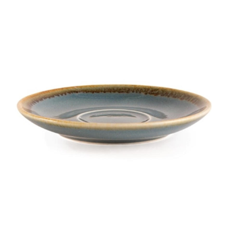 Kiln Espresso Saucers | Blue | 11.5cm | 6 pieces