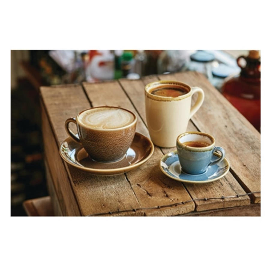 Kiln Espresso Saucers | Blue | 11.5cm | 6 pieces