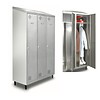 HorecaTraders Stainless Steel Clothes locker