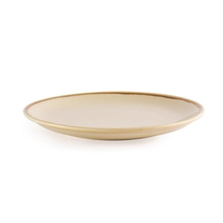 Kiln Coupe Plates | Sandstone | 28 cm | 4 pieces