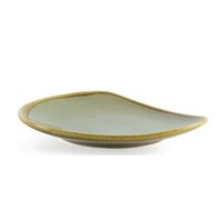 Kiln Triangular Plates | Moss green | 23cm | 6 pieces