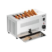 Grille-pain en acier inoxydable | 6 emplacements