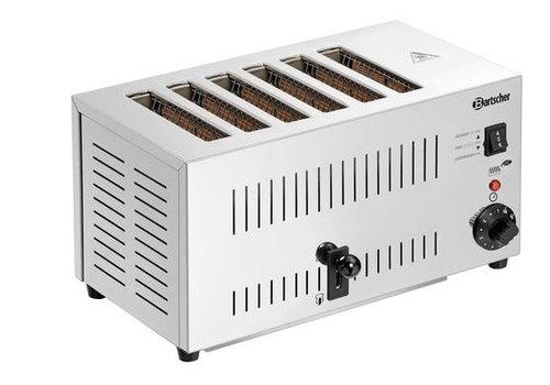  Bartscher Toaster stainless steel | 6 slots 