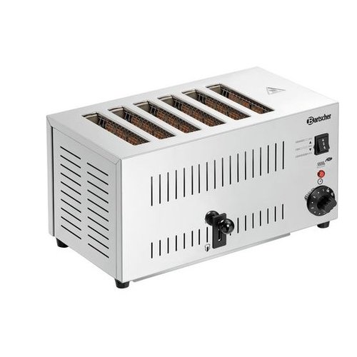  Bartscher Toaster RVS | 6 sleuven 