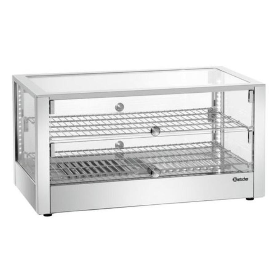 Vitrine chauffante en acier inoxydable | 230 V
