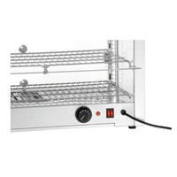 Vitrine chauffante en acier inoxydable | 230 V