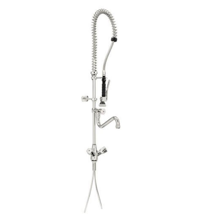 Pre-rinse shower with double handle 26L