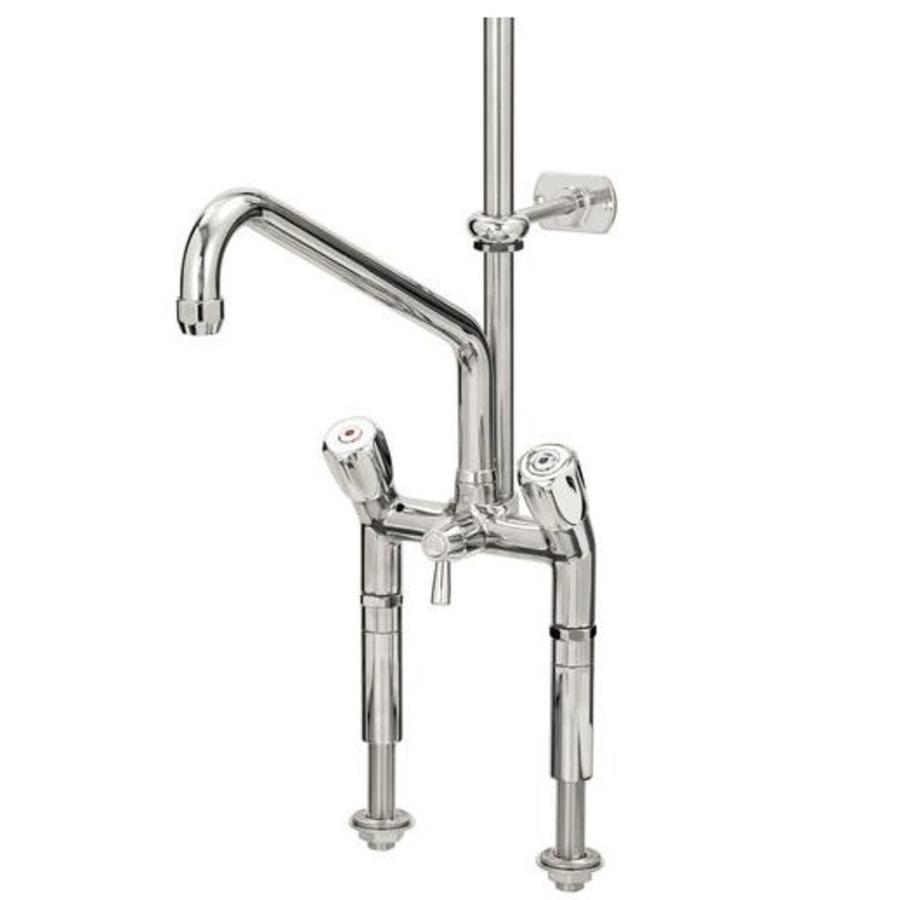 Pre-rinse shower with double handle 40L