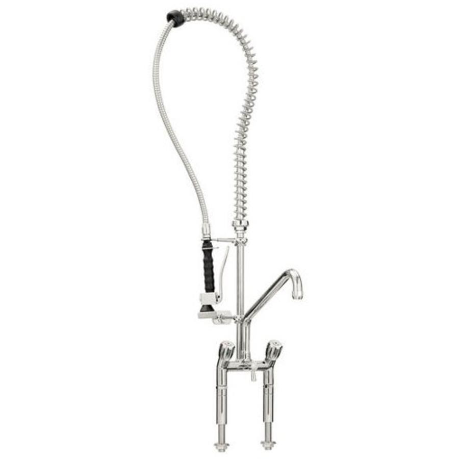 Pre-rinse shower with double handle 40L