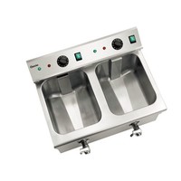 Induction fryer 2x8L