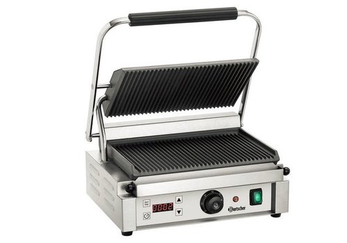  Bartscher Grill de contact en acier inoxydable 