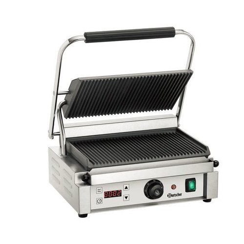  Bartscher Grill de contact en acier inoxydable 