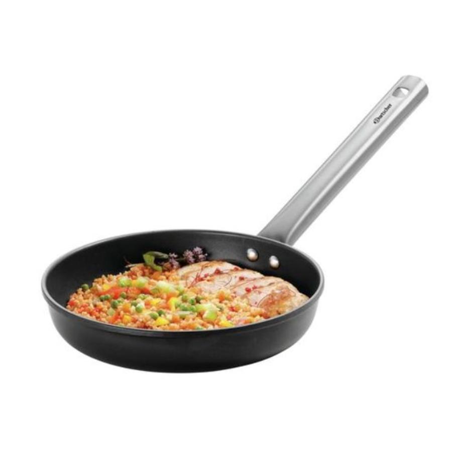 Anti aanbak braadpan | roestvrij staal | 24 cm