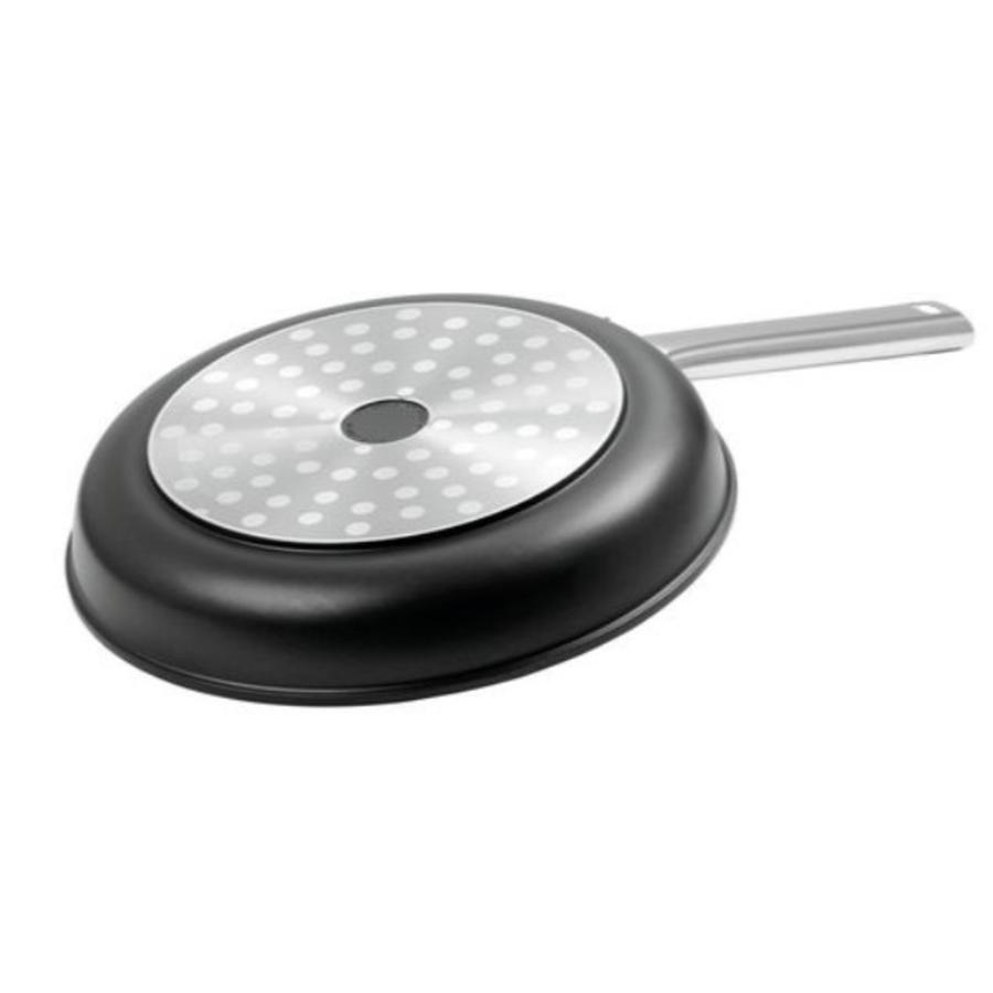 Poêle à induction | acier inoxydable | 28 cm Ø