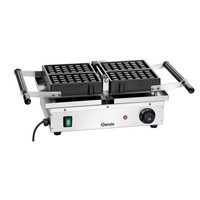 Gaufrier Flip en acier inoxydable | gaufre de Bruxelles