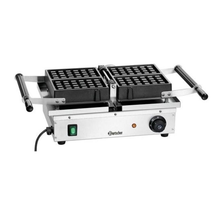 Gaufrier Flip en acier inoxydable | gaufre de Bruxelles