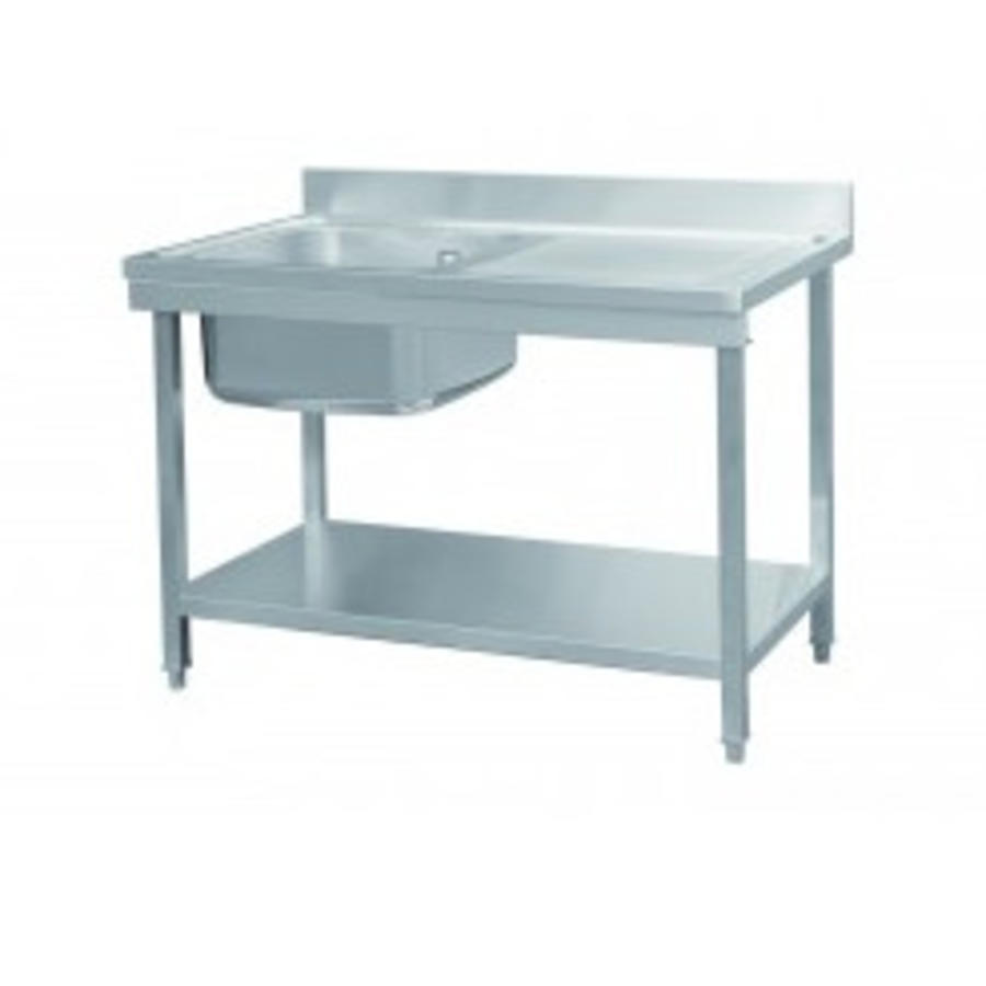 Stainless steel sink | 120x70x85 cm