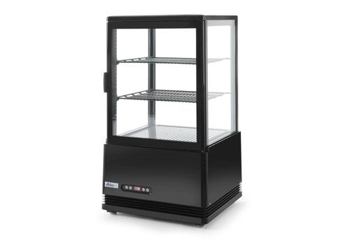  Hendi Refrigerated display cabinet black | 58L 